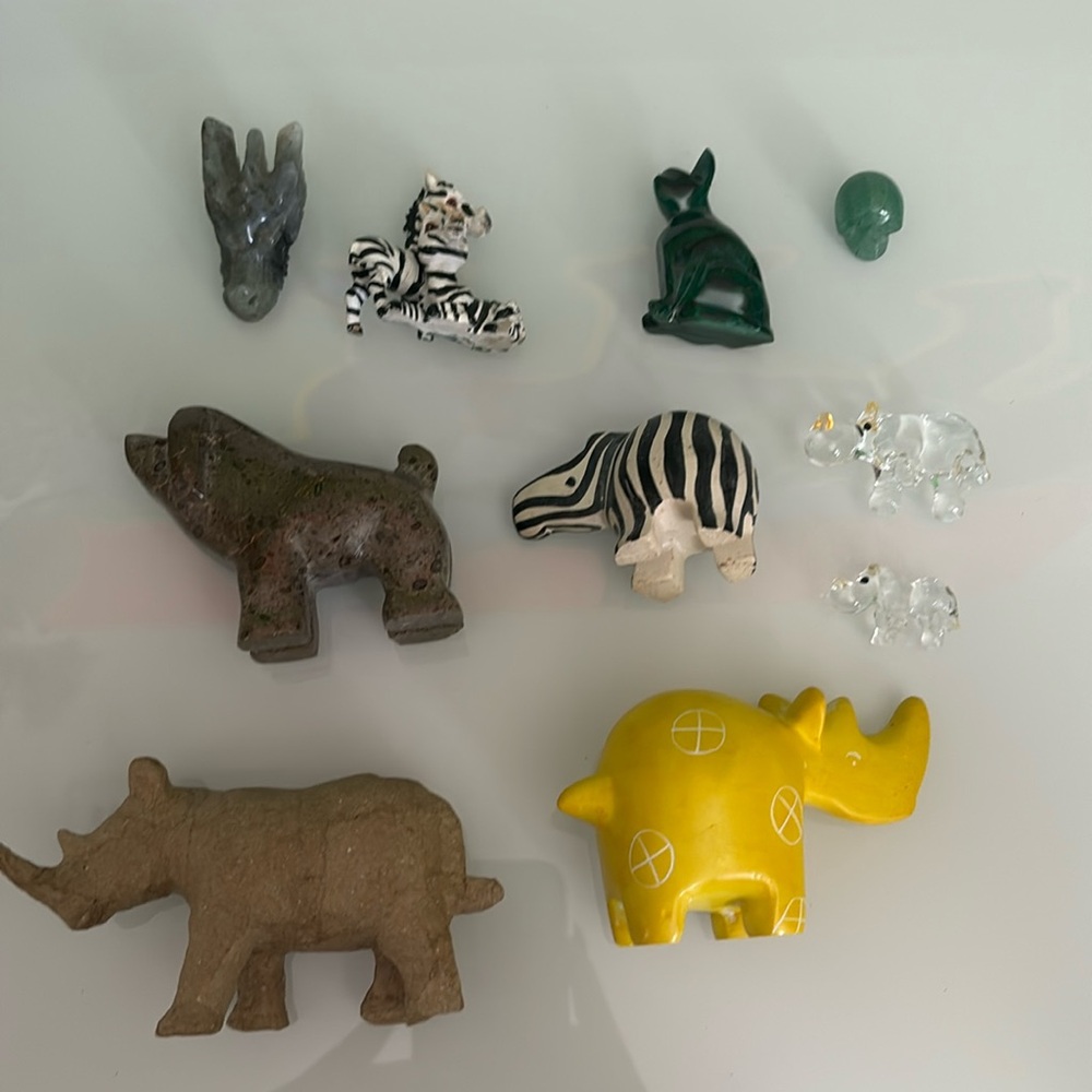collectible figurines - various animals